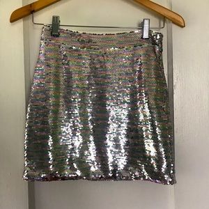 UO Sequined Mini Skirt